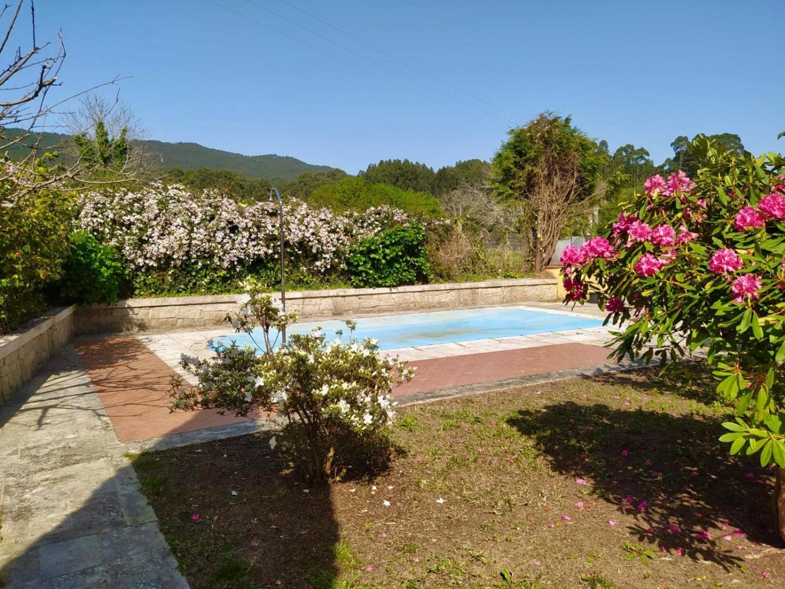 Apartamento Con Jardin Y Piscina Temporada Verano Privados Samieira Buitenkant foto